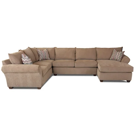 Transitional Sectional Sofa